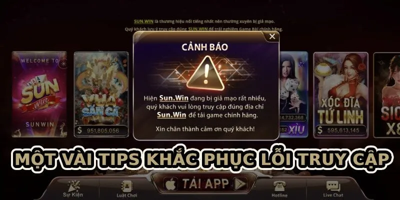 Vào game bằng link dự phòng